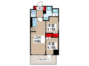 ドゥーエ入谷Ⅰの物件間取画像